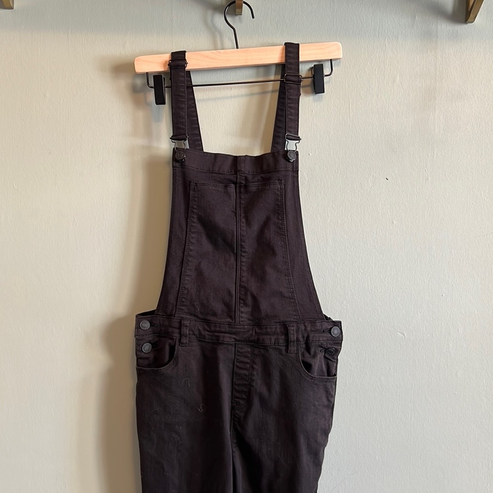 Black pant overalls
